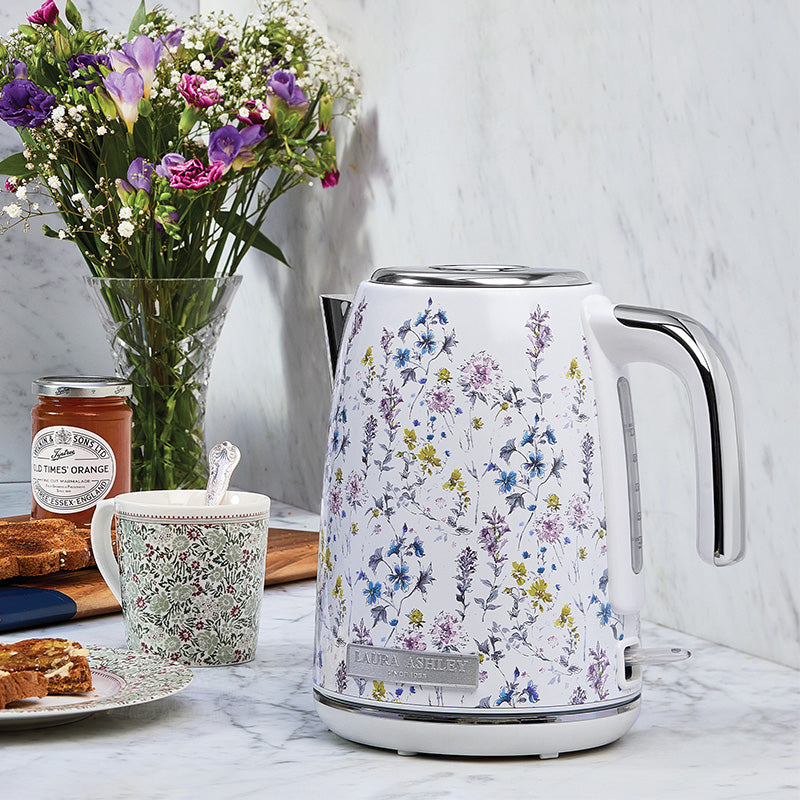 Laura Ashley 1.7L Jug Kettle – Fast Boil & Water Level Indicator