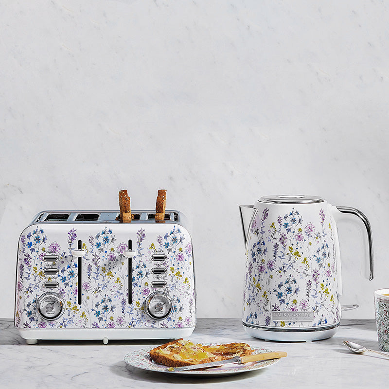 Laura Ashley 1.7L Jug Kettle – Fast Boil & Water Level Indicator
