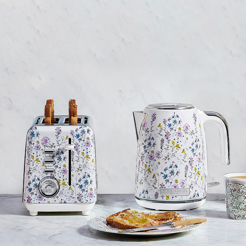 Laura Ashley 1.7L Jug Kettle – Fast Boil & Water Level Indicator