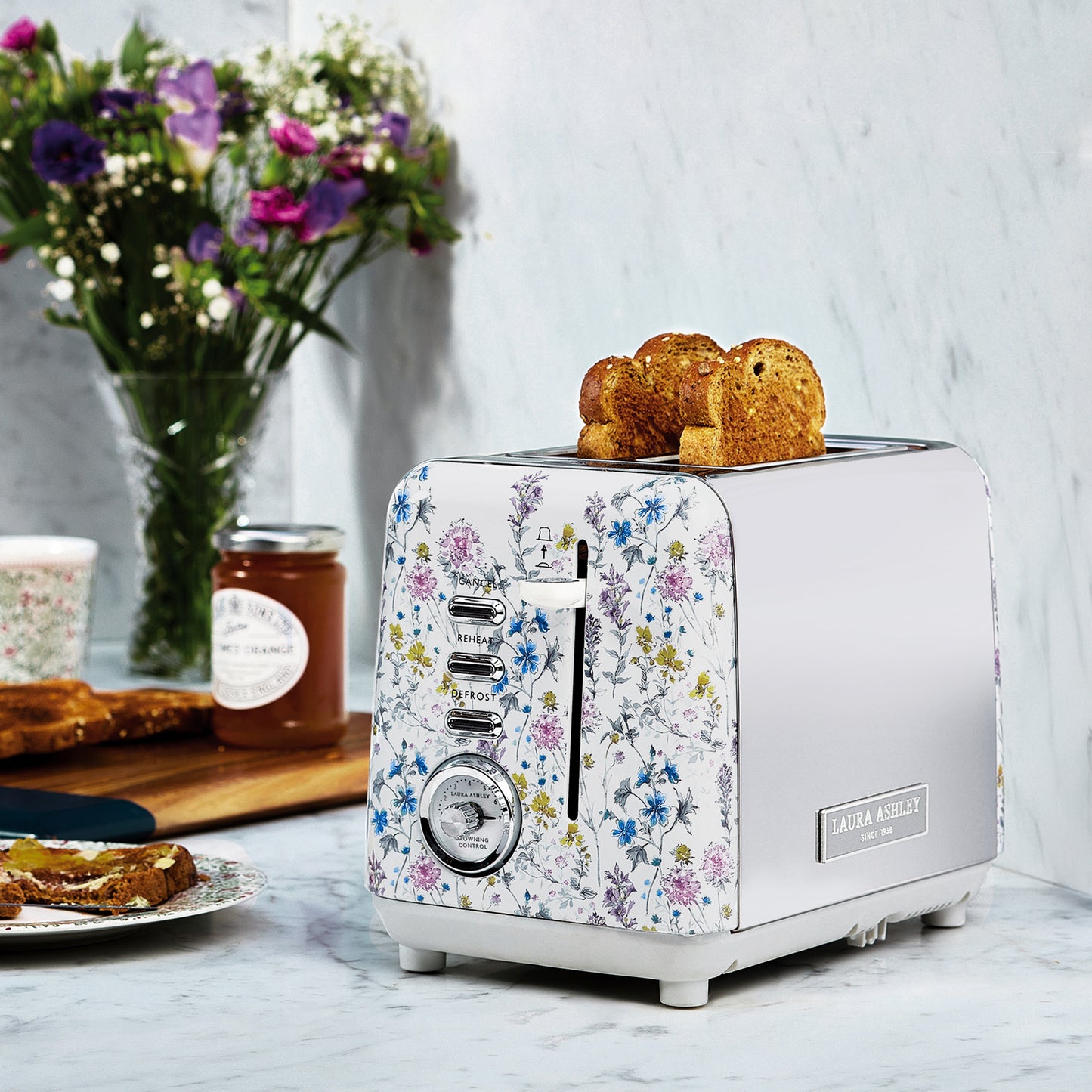 Laura Ashley 2-Slice Toaster