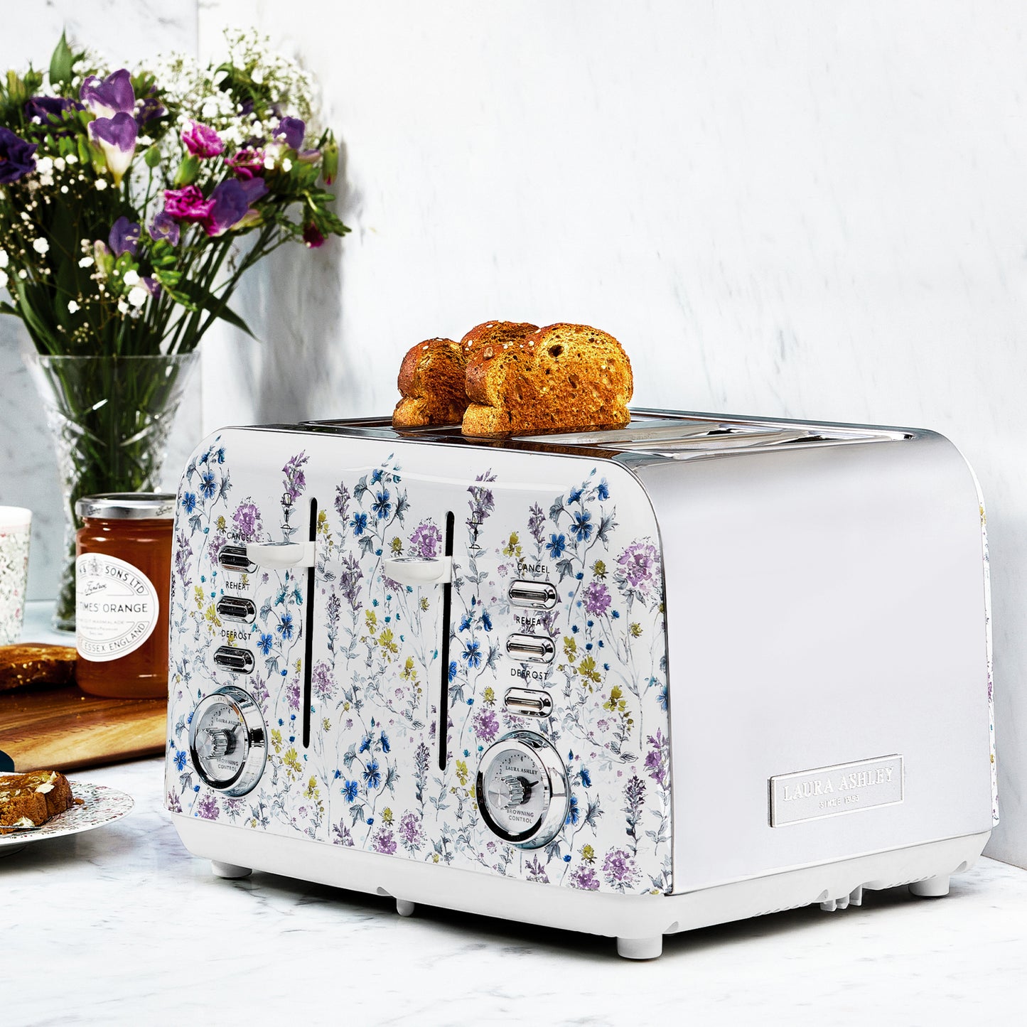 Laura Ashley 4-Slice Toaster