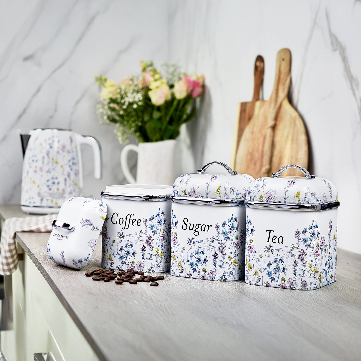 Laura Ashley 3 Piece Canister