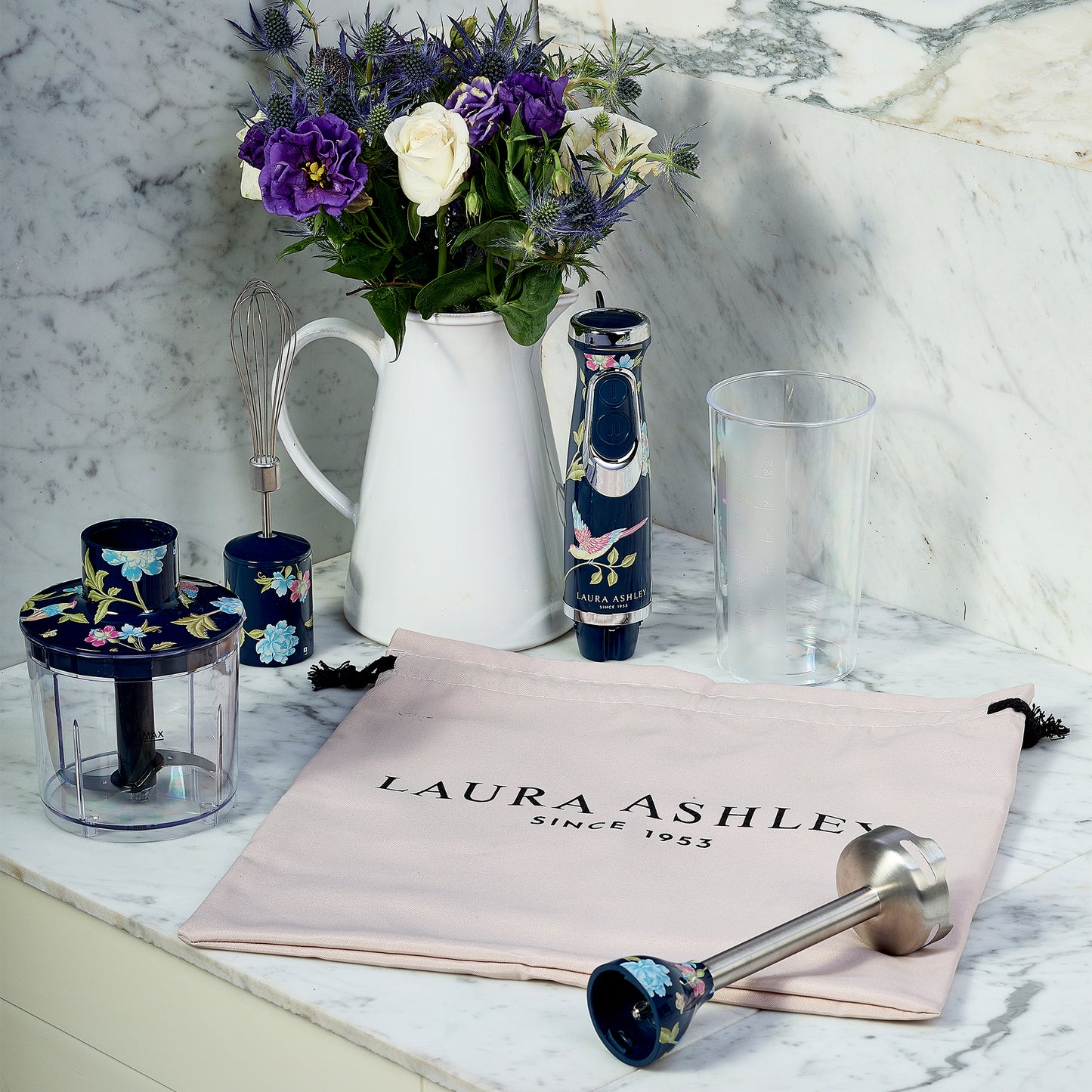 Laura Ashley 4-in-1 Hand Blender Set
