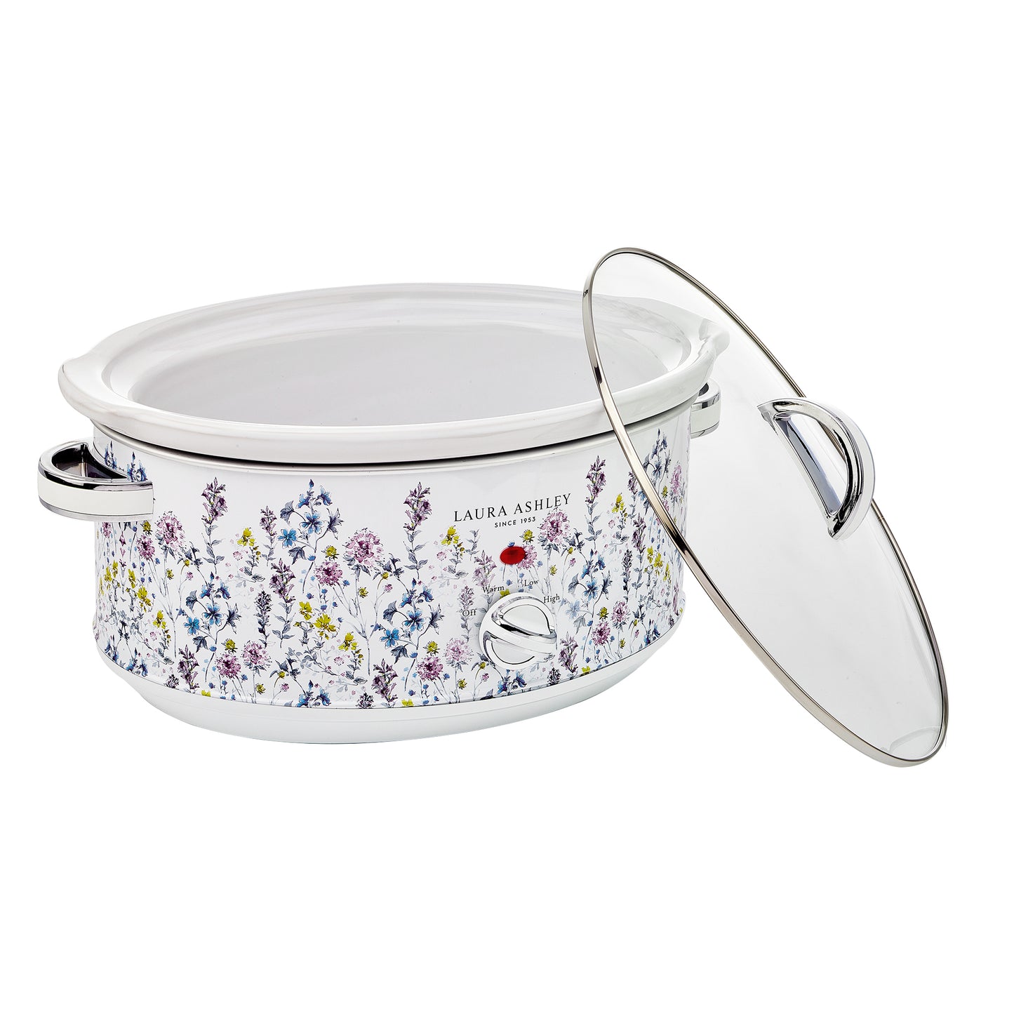 Laura Ashley 6.5L Stainless-Steel Slow Cooker