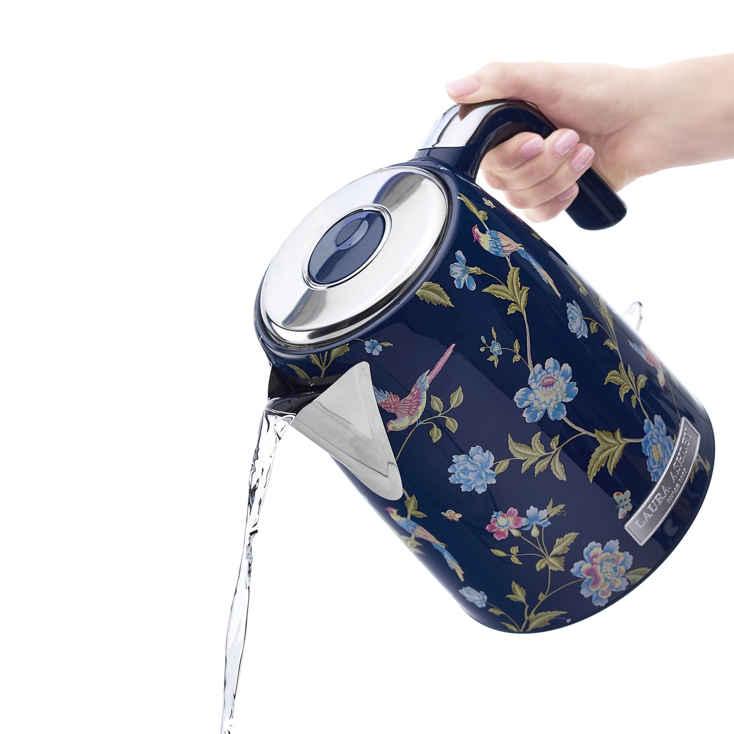 Laura Ashley 1.7L Jug Kettle – Fast Boil & Water Level Indicator
