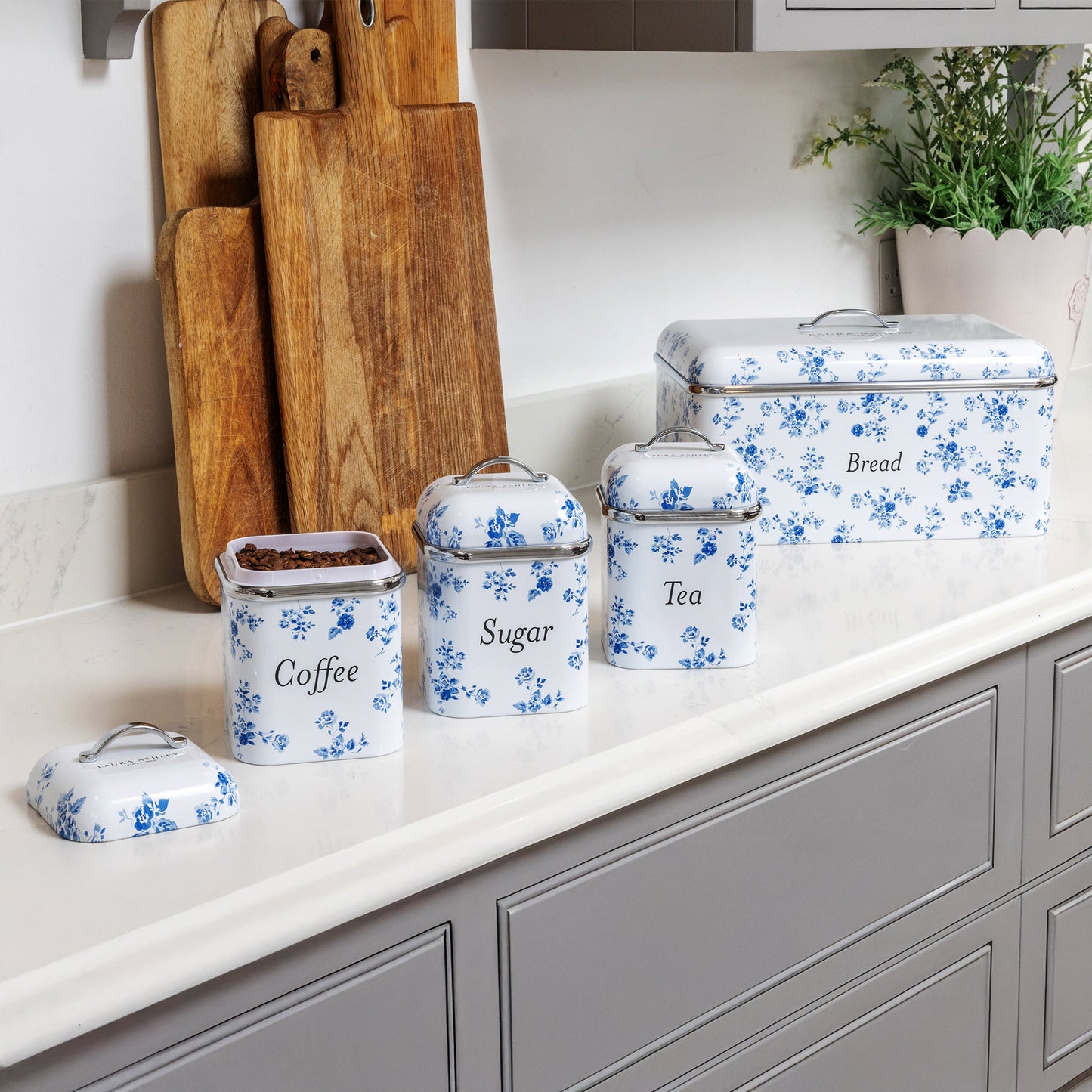 Laura Ashley 3 Piece Canister