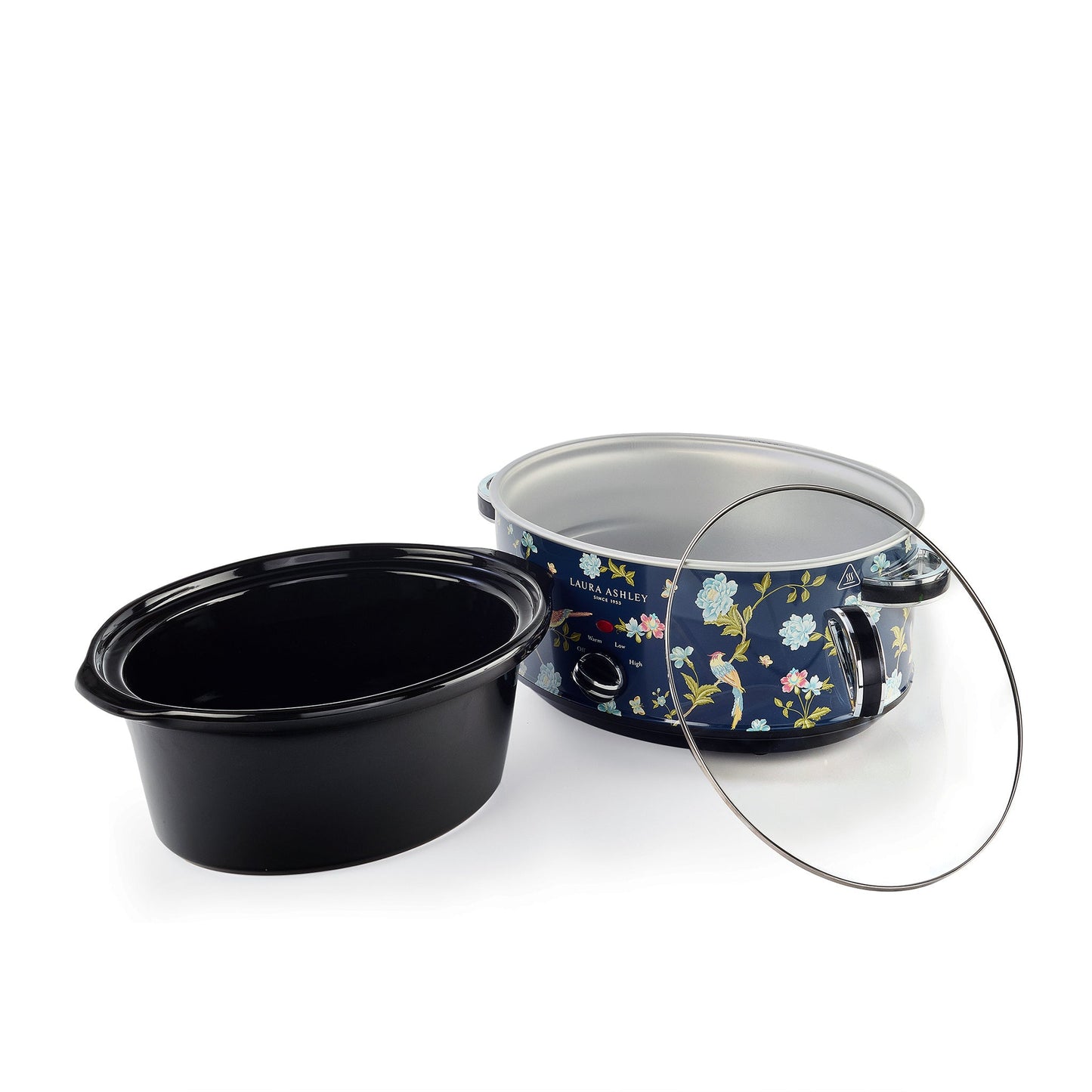 Laura Ashley 6.5L Stainless-Steel Slow Cooker
