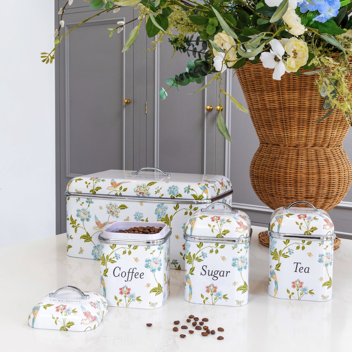 Laura Ashley 3 Piece Canister