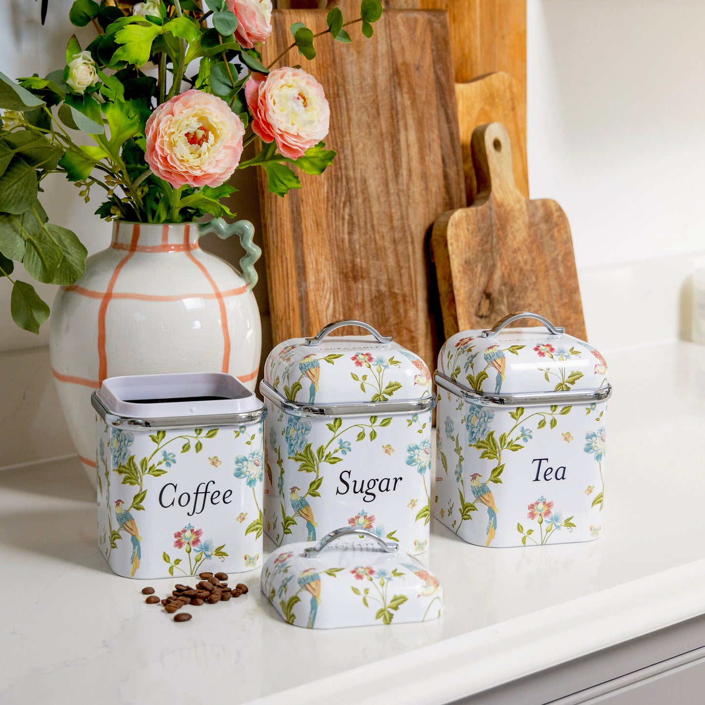 Laura Ashley 3 Piece Canister