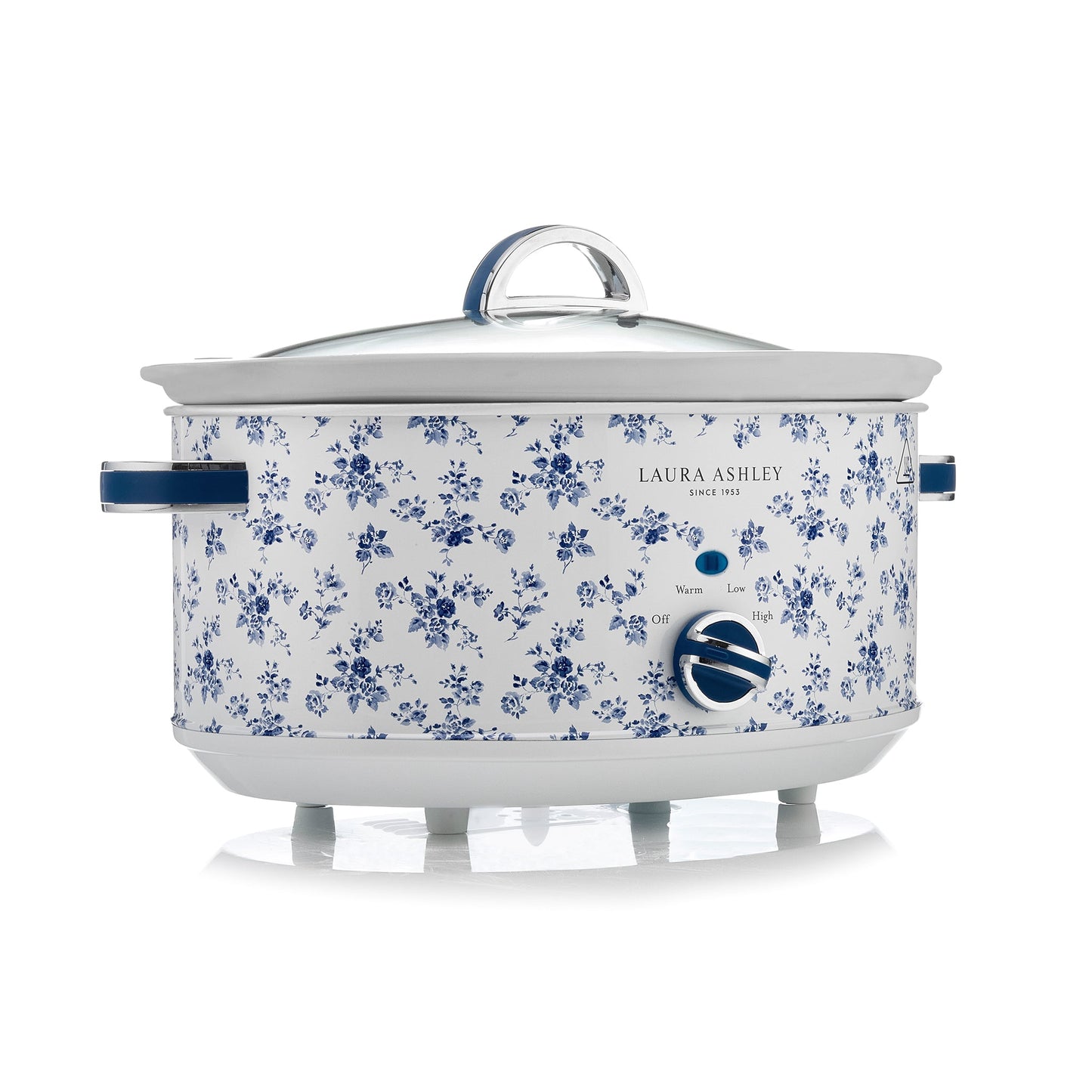 Laura Ashley 6.5L Stainless-Steel Slow Cooker