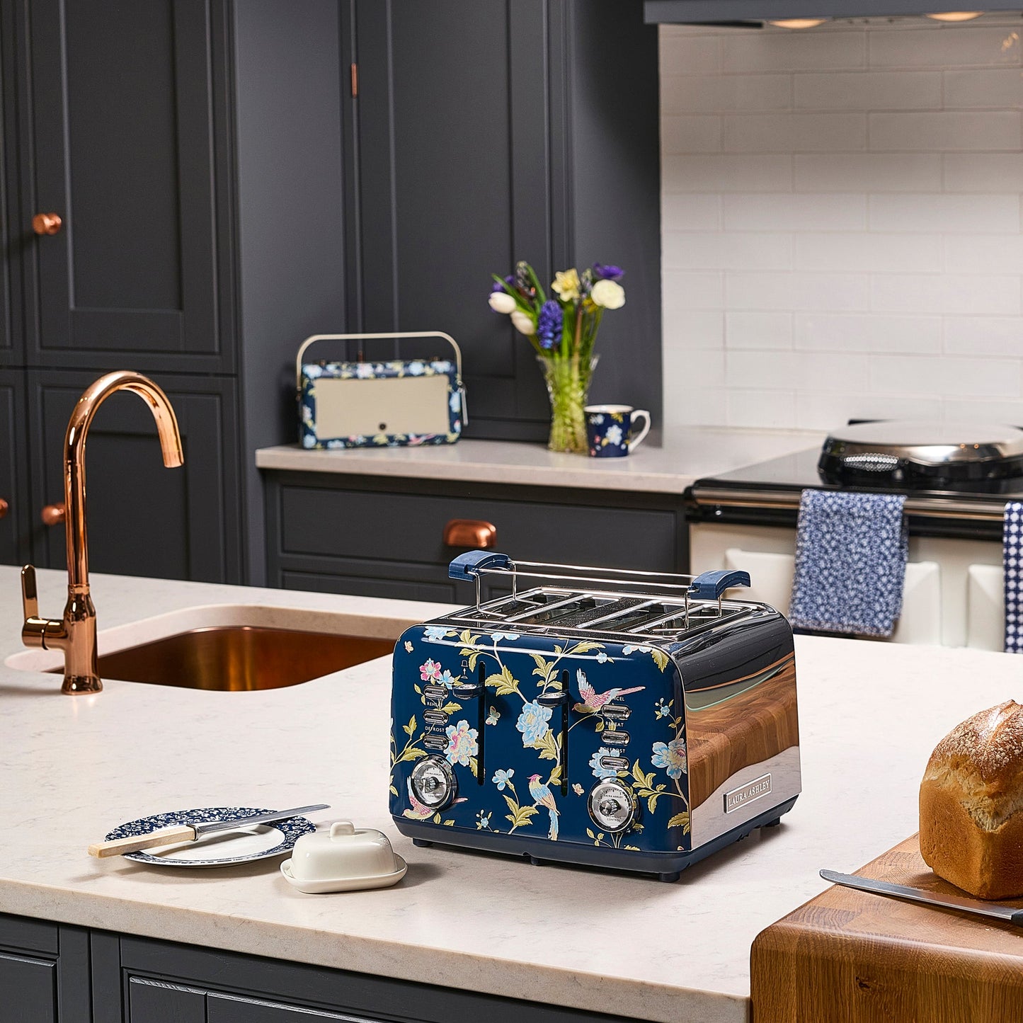 Laura Ashley 4-Slice Toaster