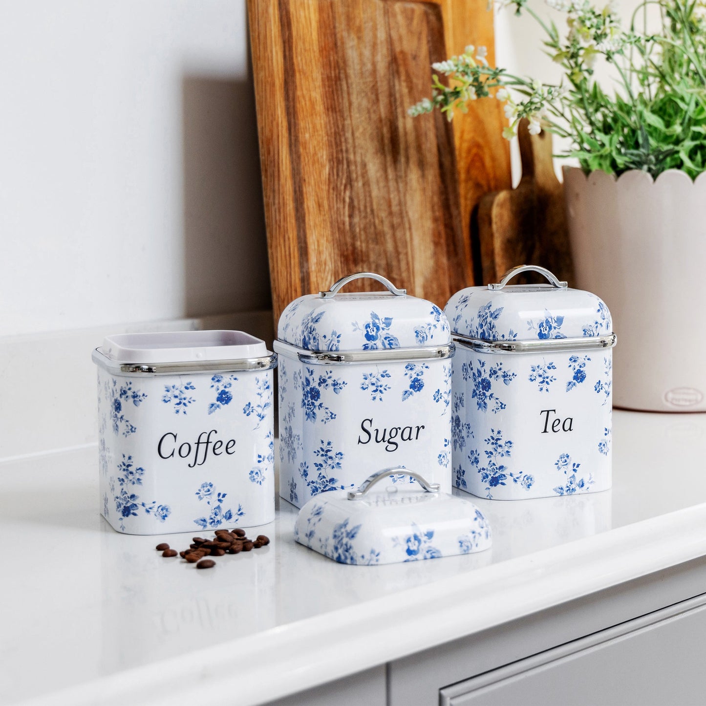 Laura Ashley 3 Piece Canister