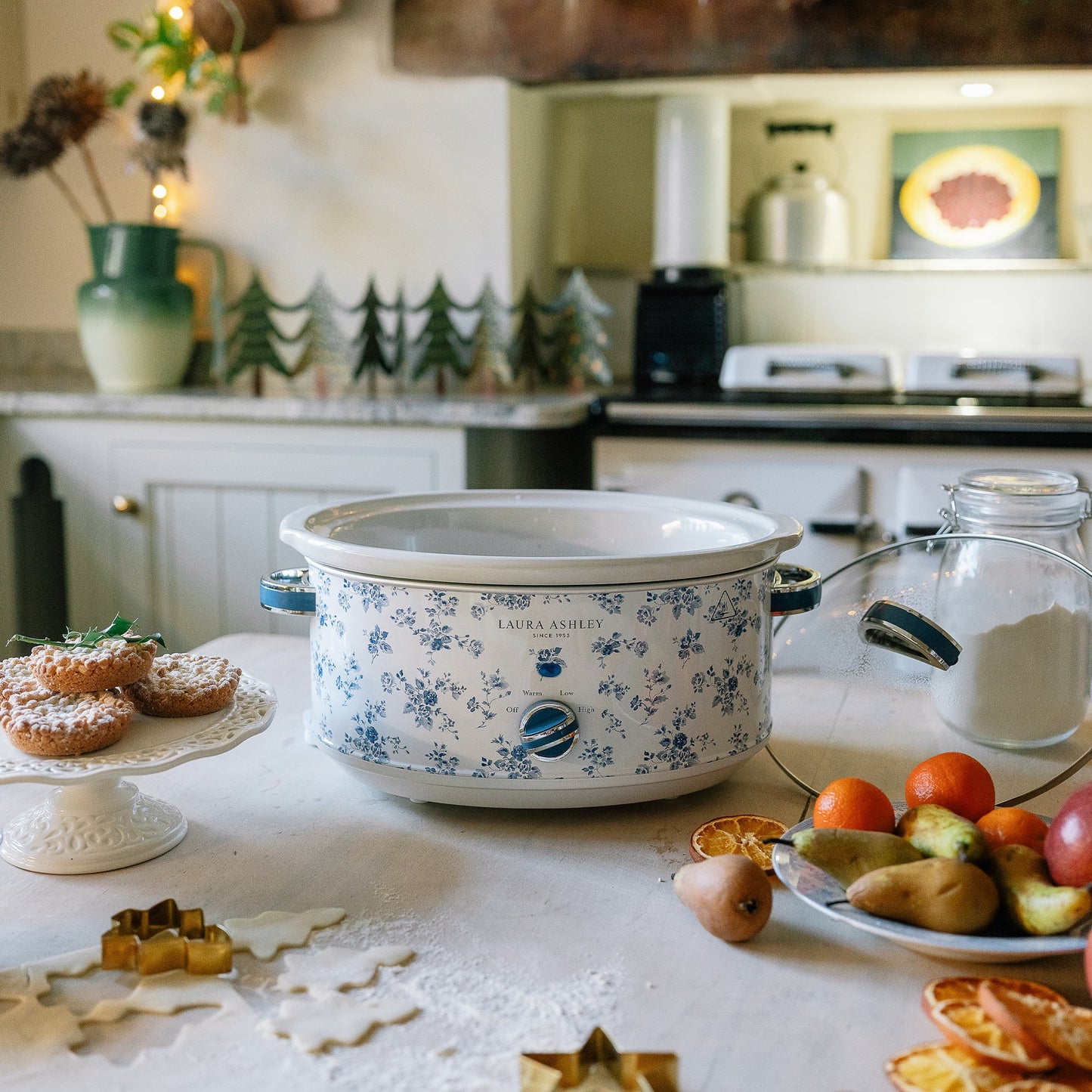 Laura Ashley 6.5L Stainless-Steel Slow Cooker