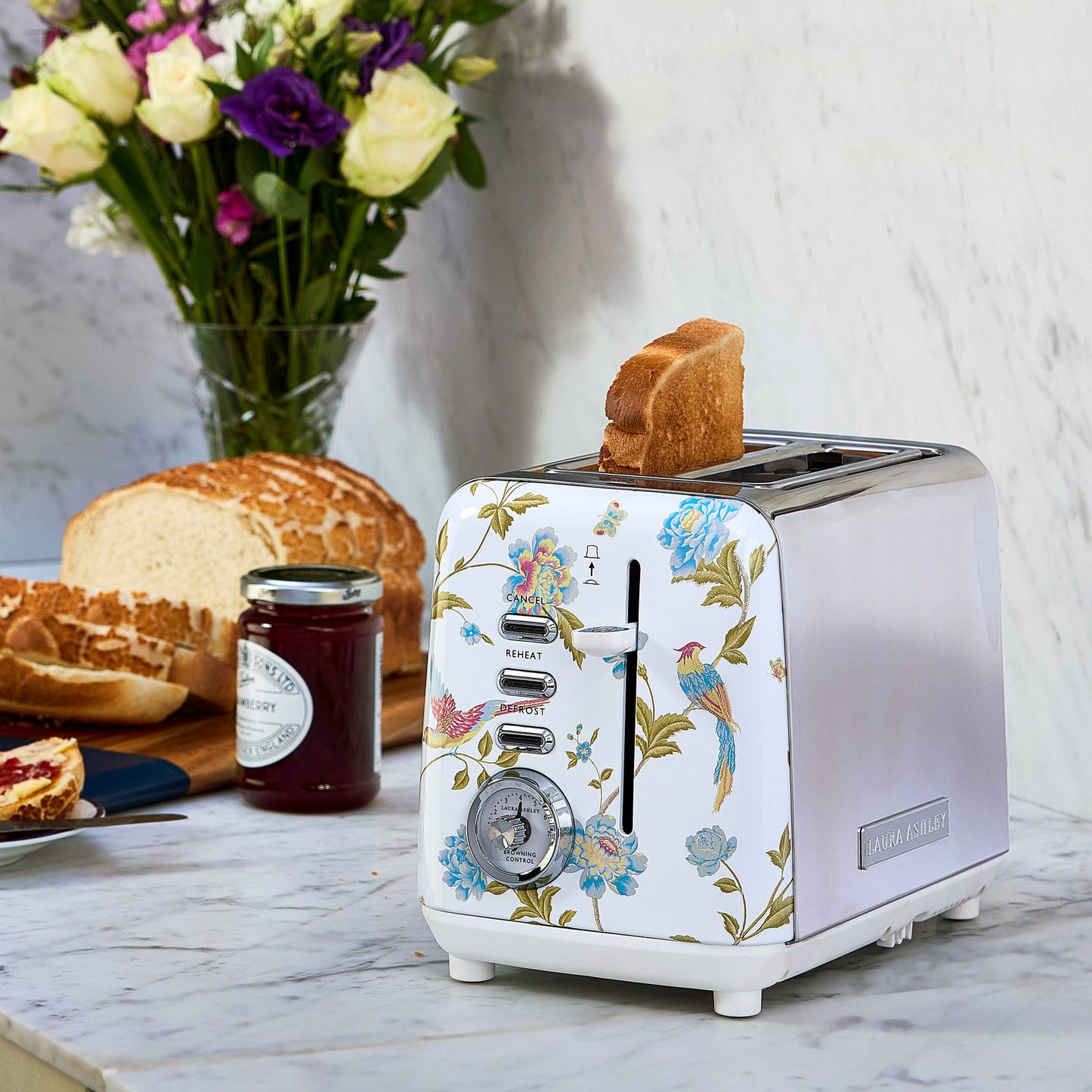 Laura Ashley 2-Slice Toaster