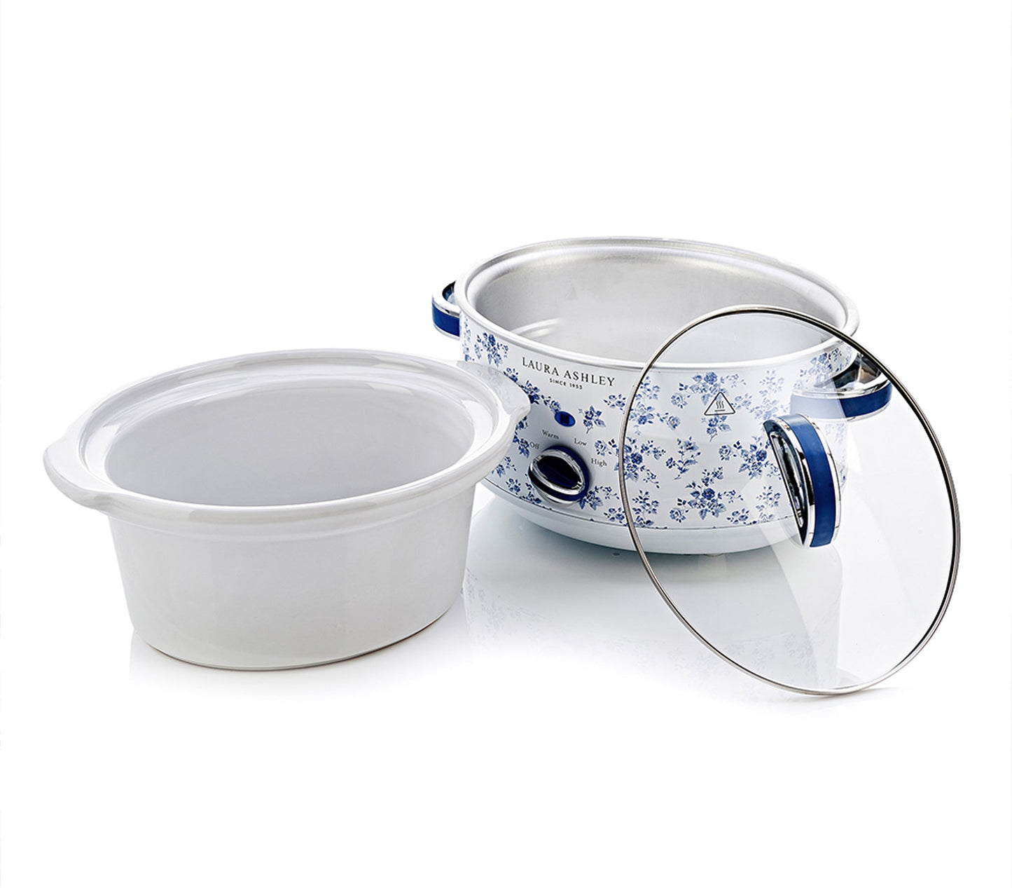 Laura Ashley 3.5L Stainless-Steel Slow Cooker