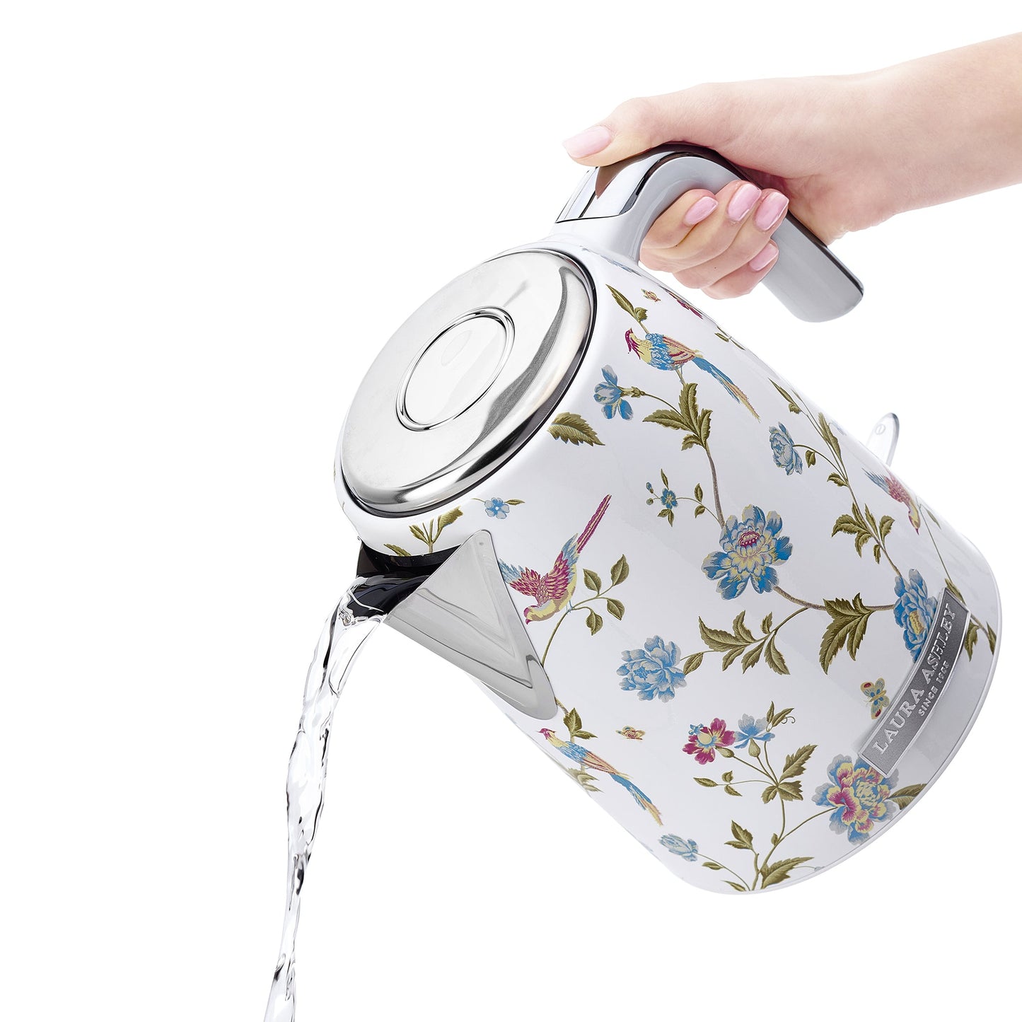 Laura Ashley 1.7L Jug Kettle – Fast Boil & Water Level Indicator